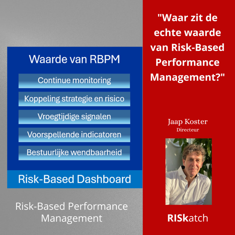 "Waar zit de echte waarde van Risk-Based Performance Management?"